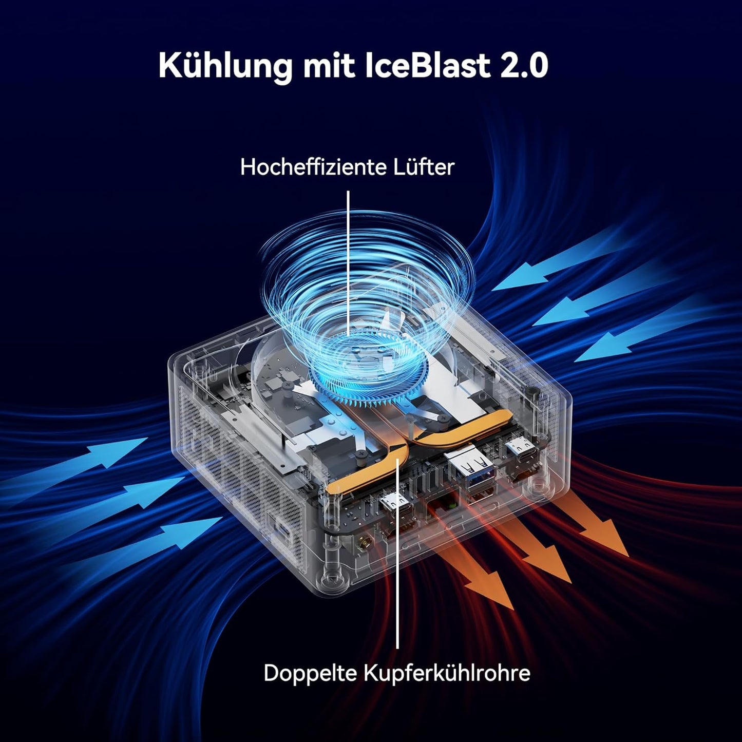 AI Mini PC IT15 mit Intel Core Ultra 9 (15. Gen.), U9-285H(32+2T)