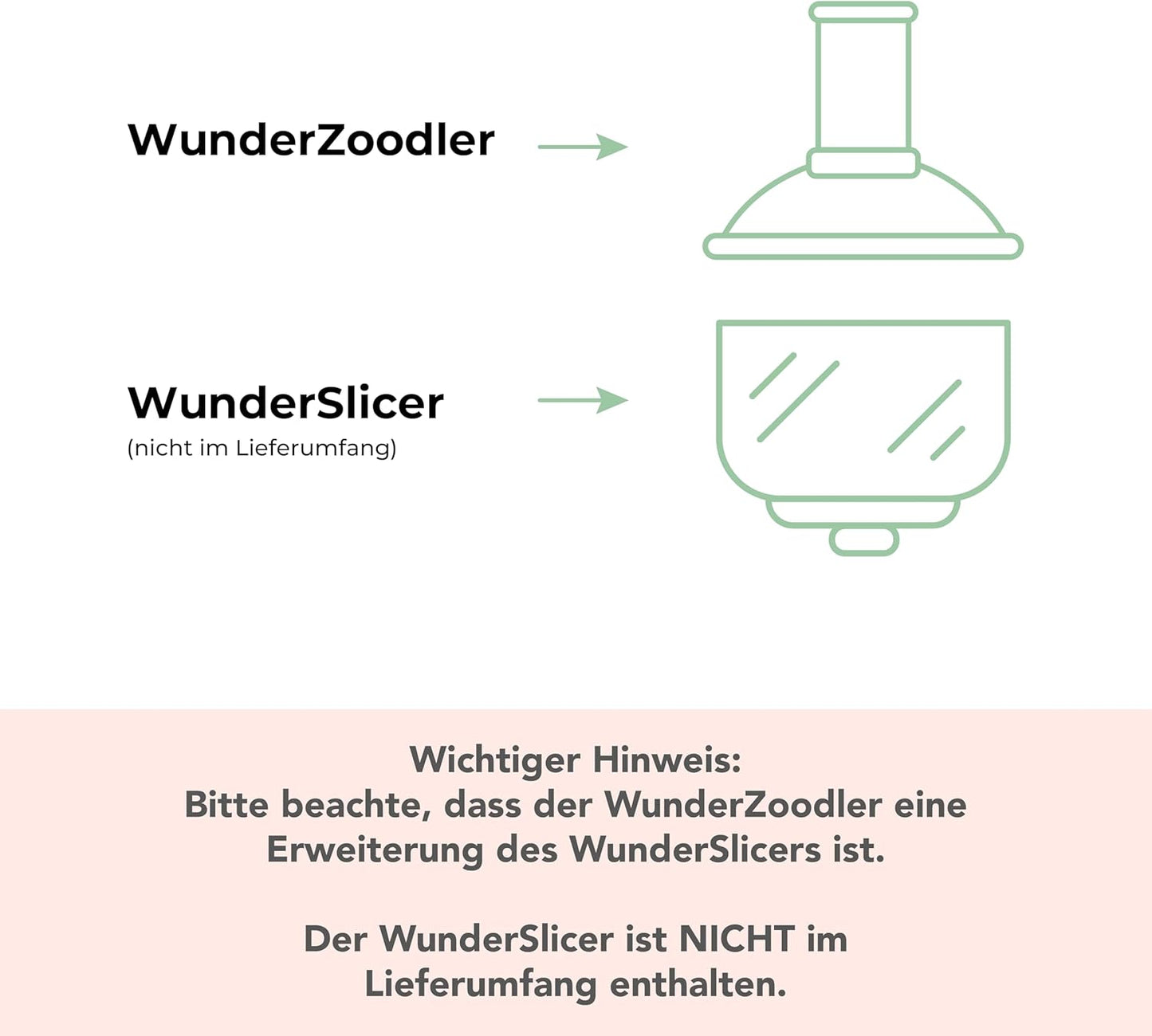 Spiralschneider-Erweiterung für WunderSlicer, WunderZoodler - TM5, TM6, MC Trend, MC Connect