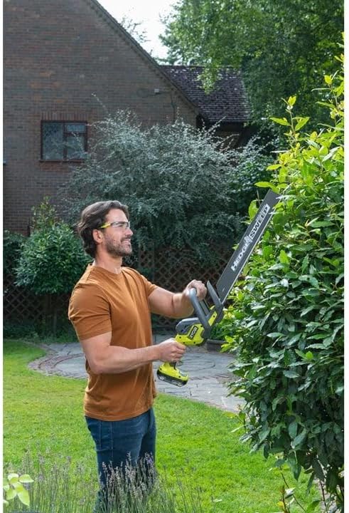 Akku-Heckenschere RY18HT45A-0, 45 cm Schnittlänge, Ohne Akku + Ladegerät (LINEA Design)