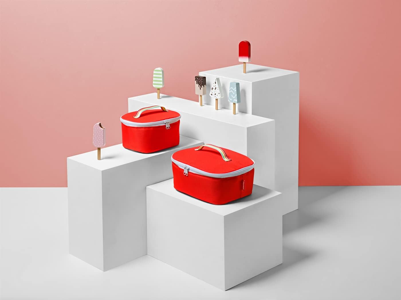 Coolerbag M Pocket, M Pop Strawberry