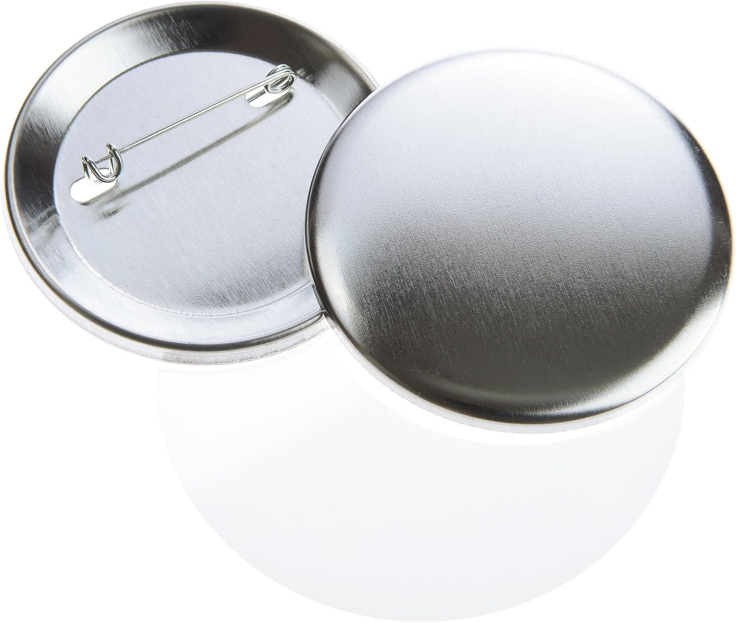 Buttonrohlinge mit Sicherheitsnadel (500 Stück), 500