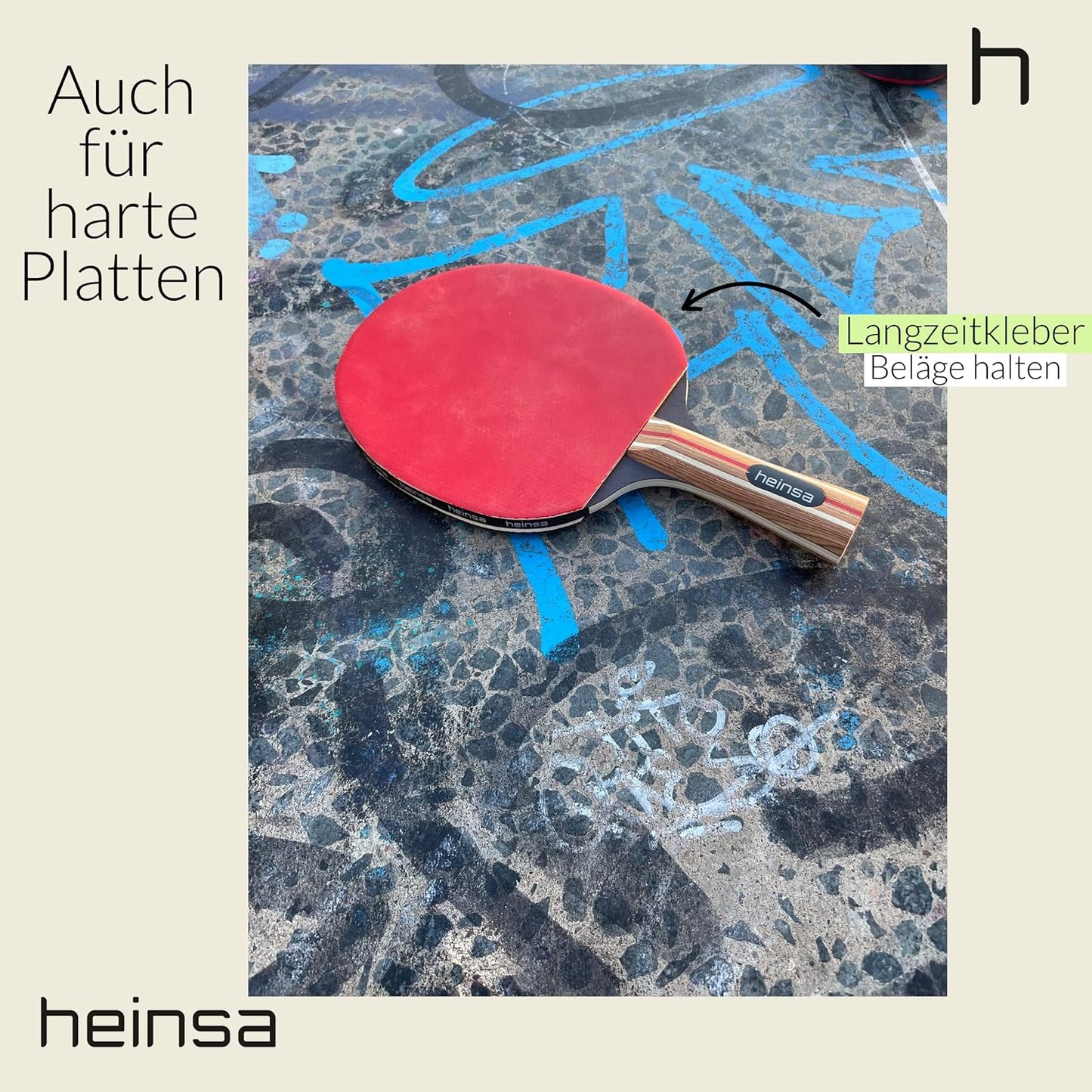 Tischtennisschläger-Set, 4er Tischtennisschläger Set mit extra Bälle