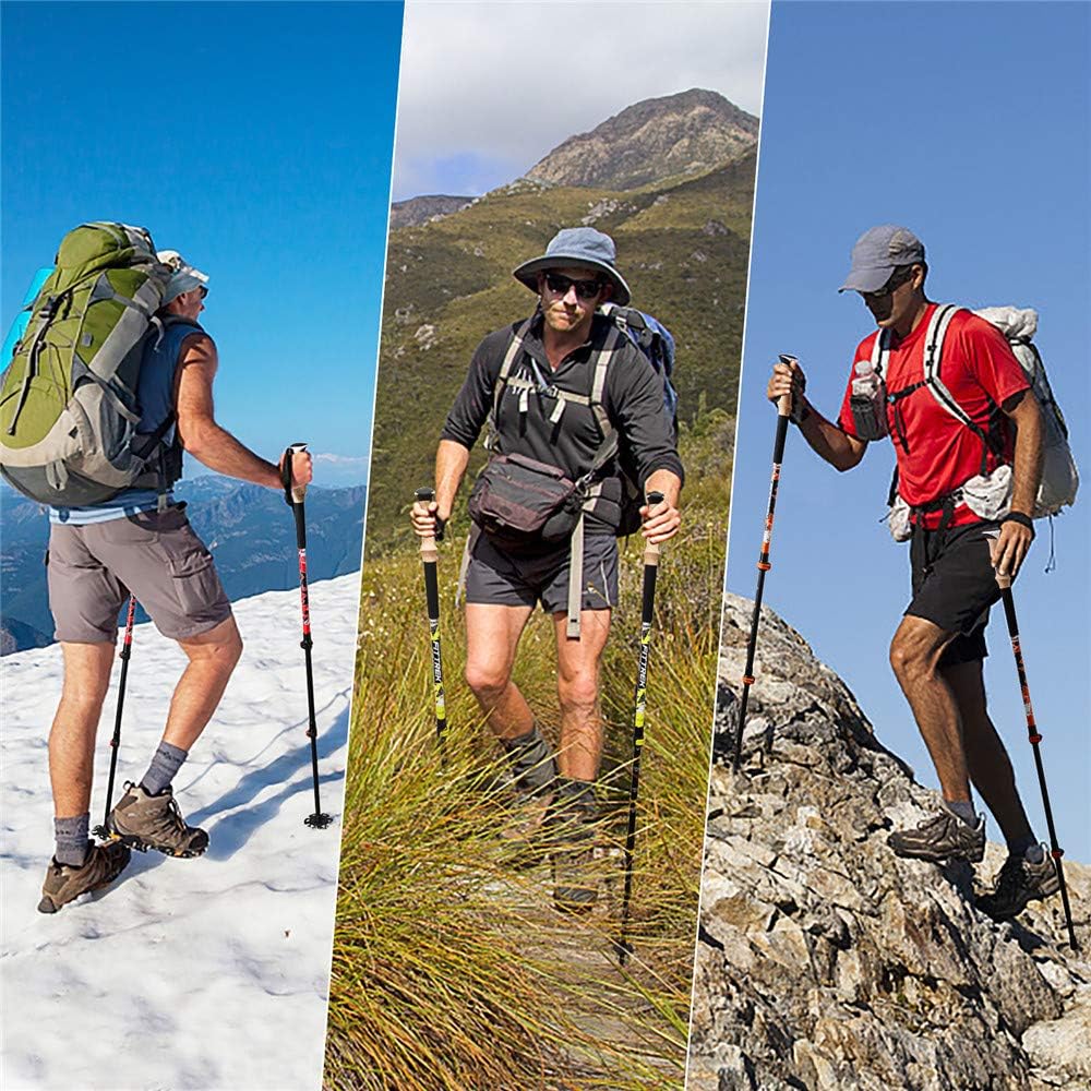 Teleskop-Trekkingstöcke, Gelb