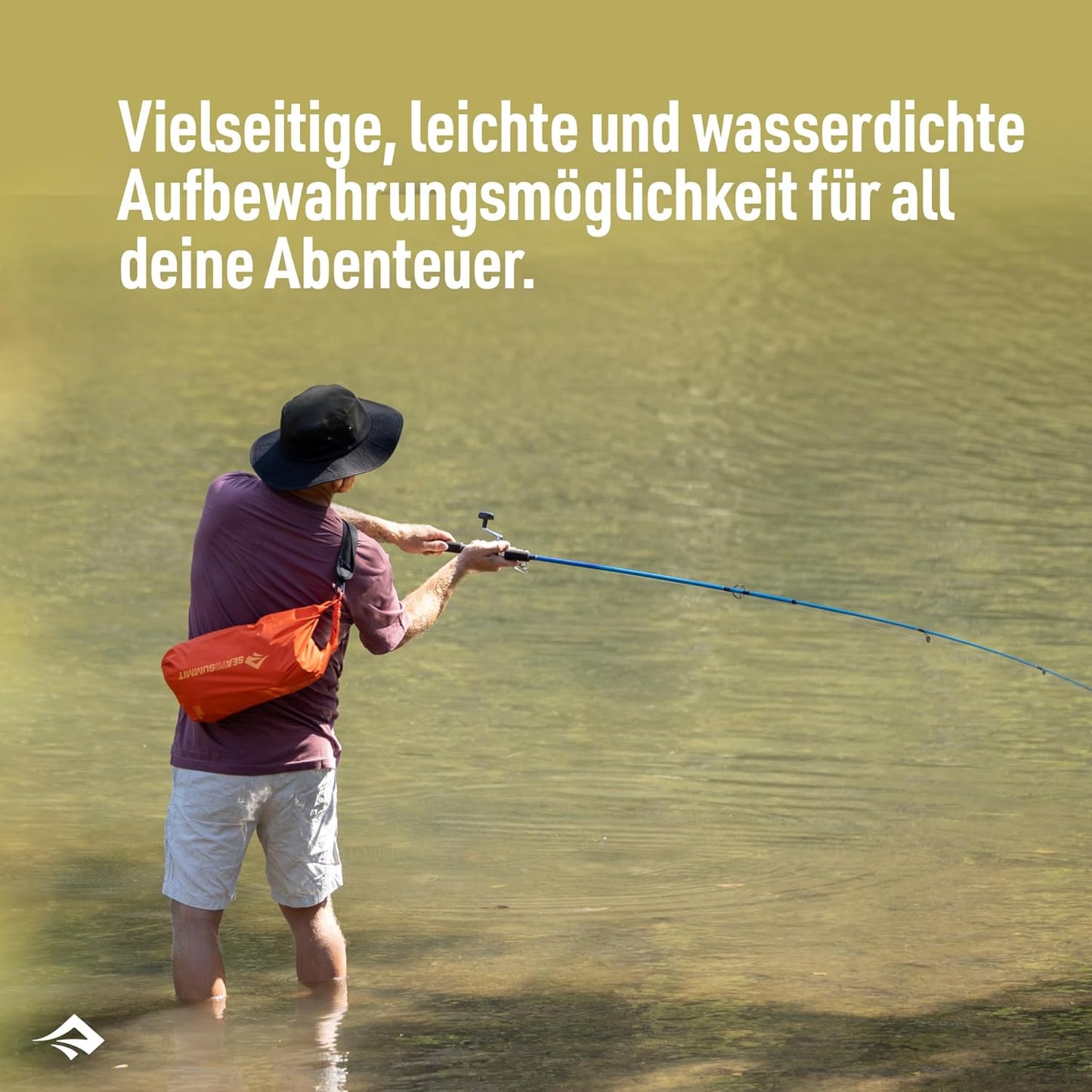 Leichter Trockensack für Outdoor-Aktivitäten, Beluga Grey Large