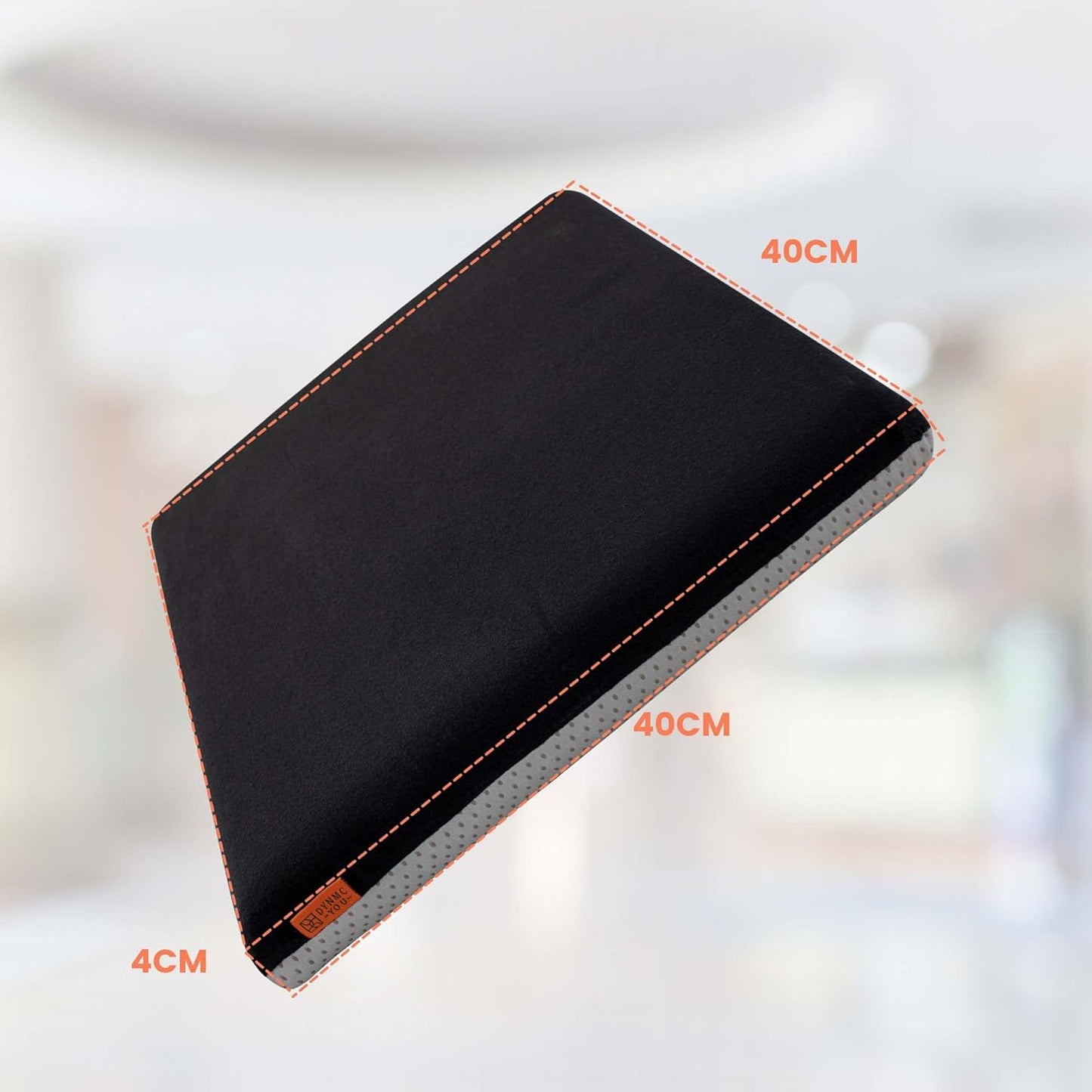 Memory Foam Sitzkissen, 2 Stück, eckig