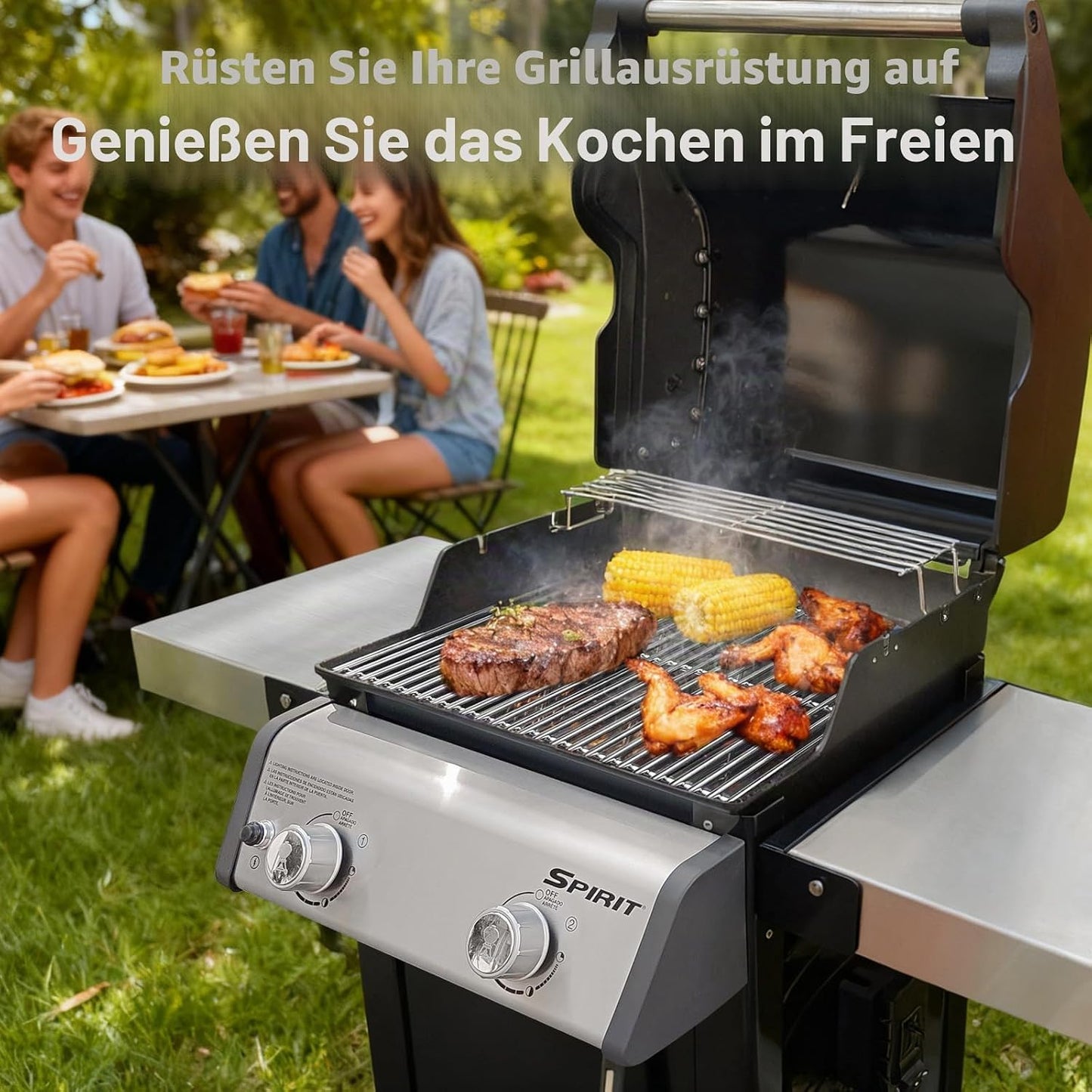 Aromaschienen für Weber, 201Stainless Steel for Spirit 200 & II 200