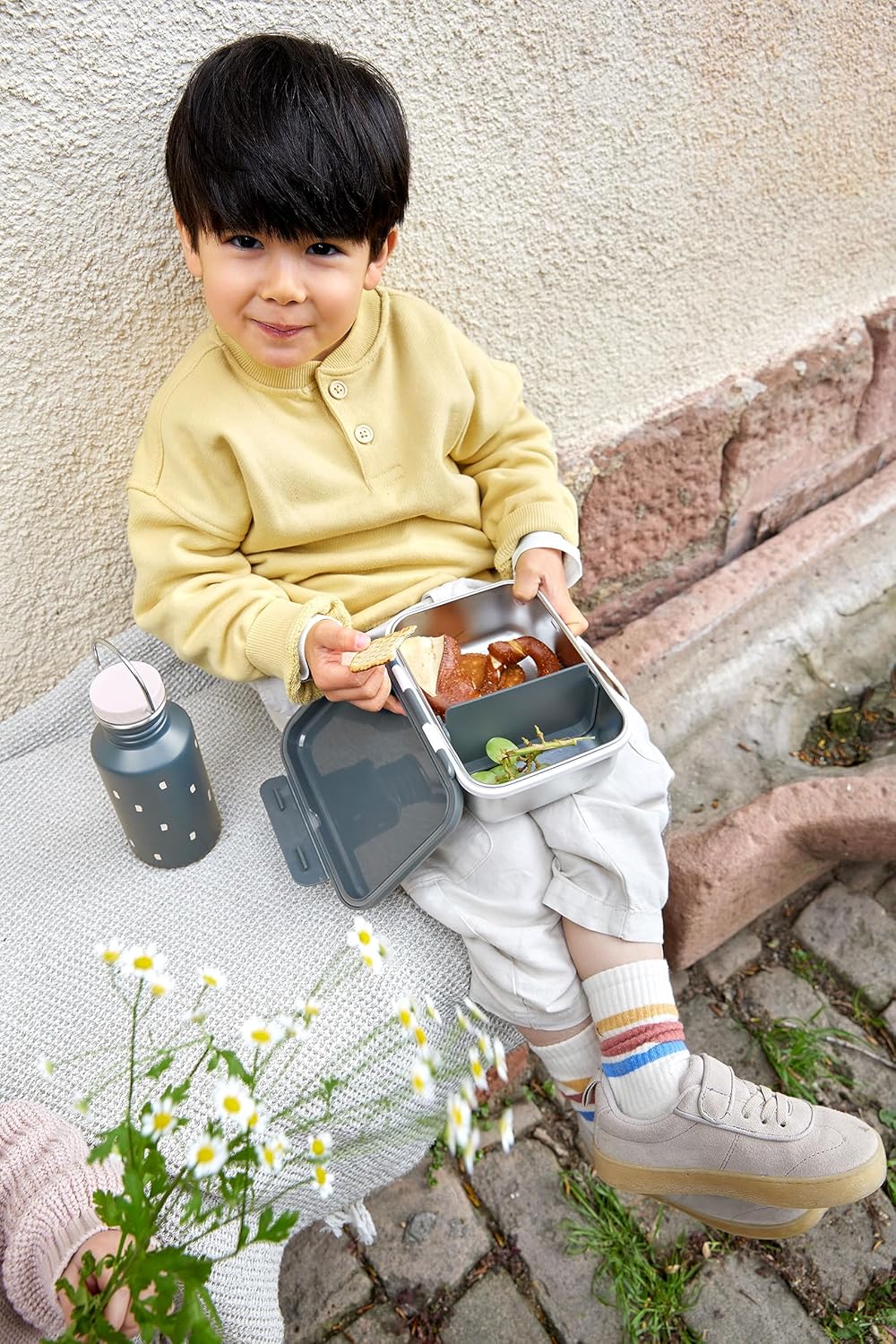 Lunchbox für Kinder, Happy Prints, Midnight Blue