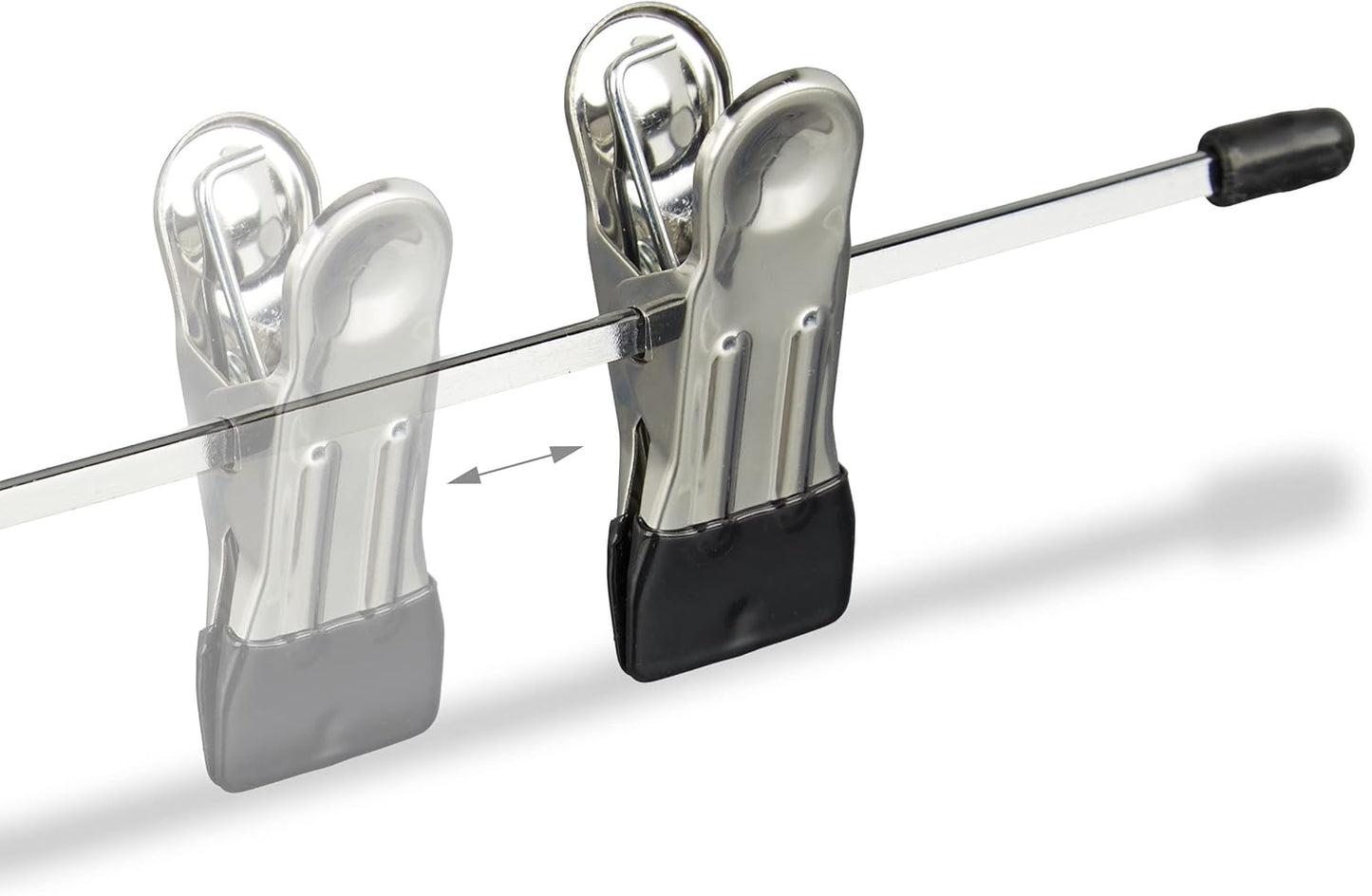 40-teiliges Hosenbügel-Set, 1 Silber 40er Pack