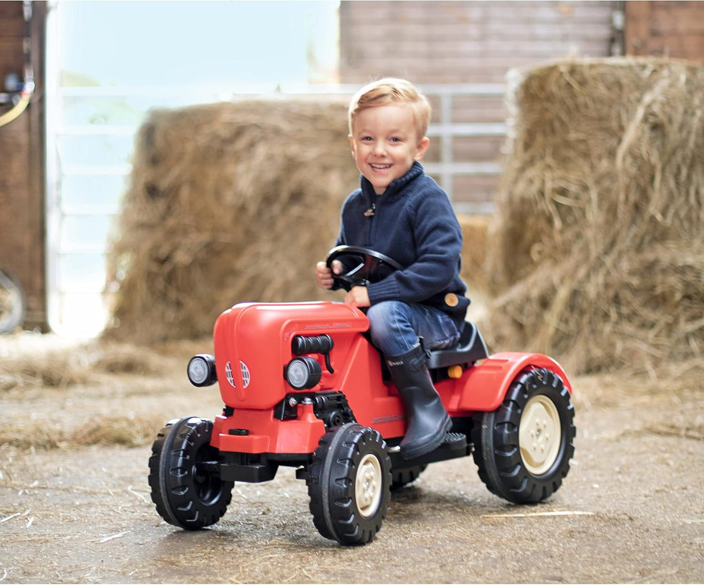 Porsche Diesel Junior Kindertrettraktor, Rot Single