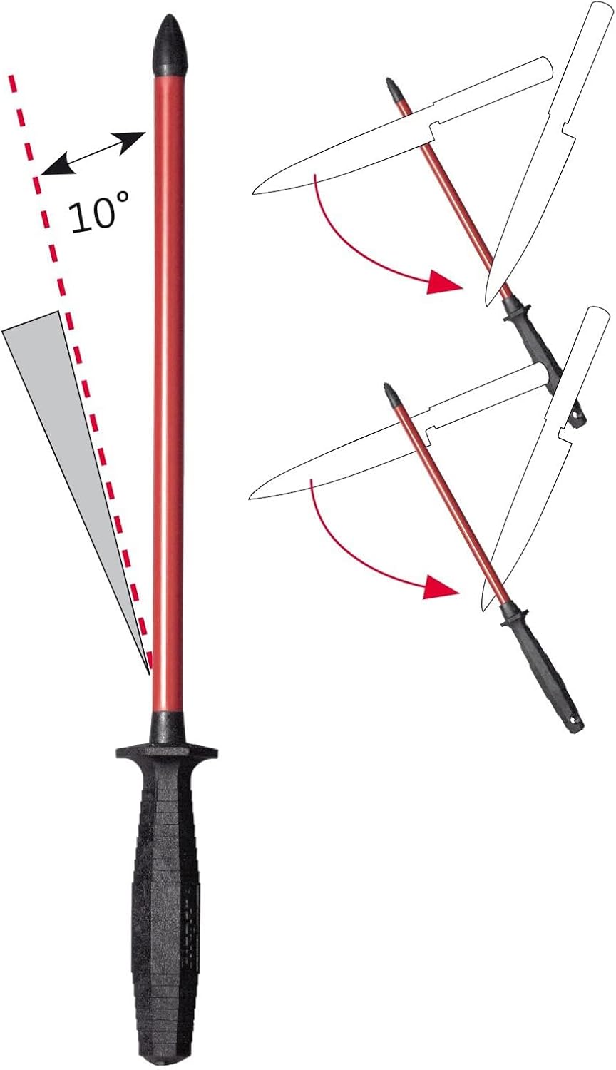 Messerschärfer Long-Life Wetzstab 35 cm, 35 cm Wetzstab