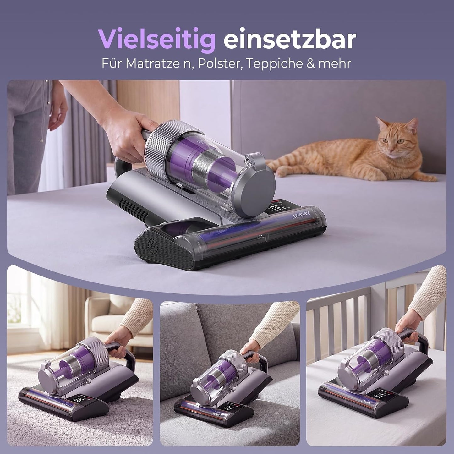 BX8 Pro Milbensauger mit UV-C & Heiztechnologie