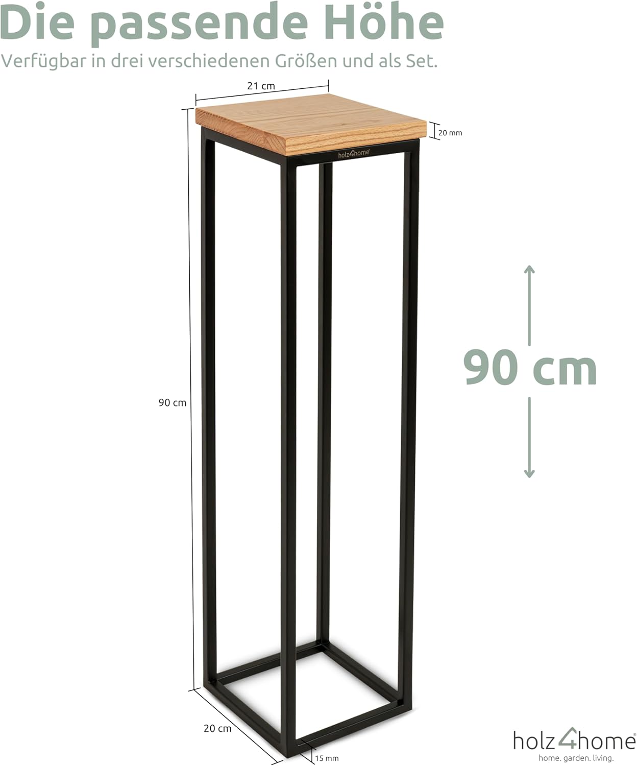 3-teiliges Pflanzenständer-Set, 3-tlg. Set
