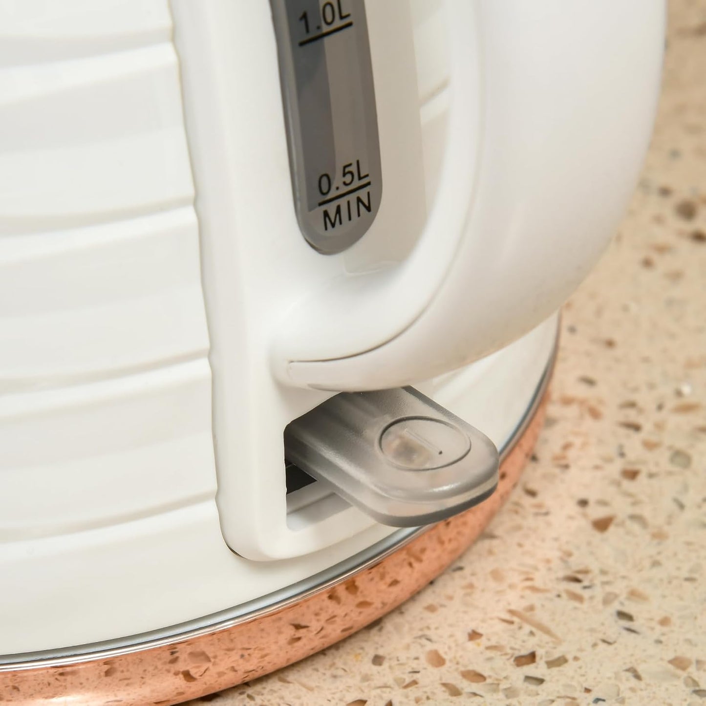 Frühstücks-Set: Wasserkocher & 4-Scheiben-Toaster, Cremeweiss