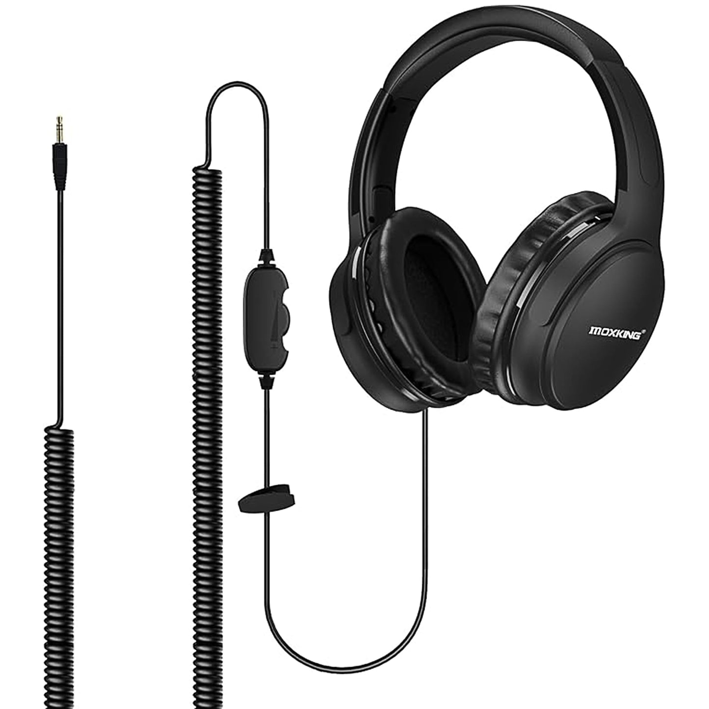 Over-Ear-Kopfhörer mit 6 m Kabel, Black