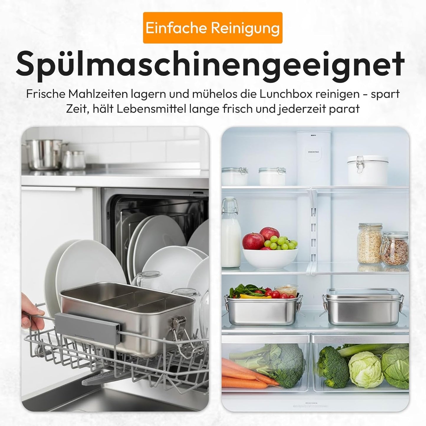 Auslaufsichere Bento-Box, D: 2400 Ml