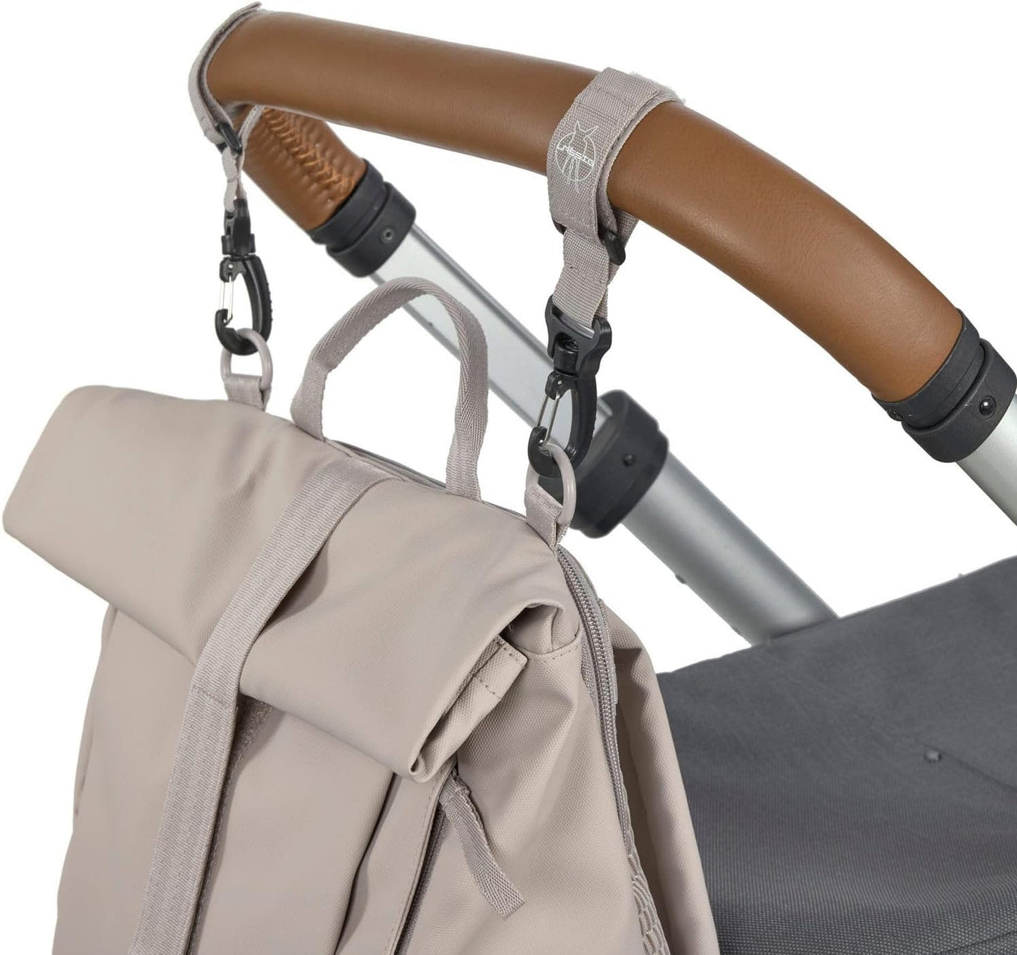 Wickelrucksack Rolltop Up, Taupe