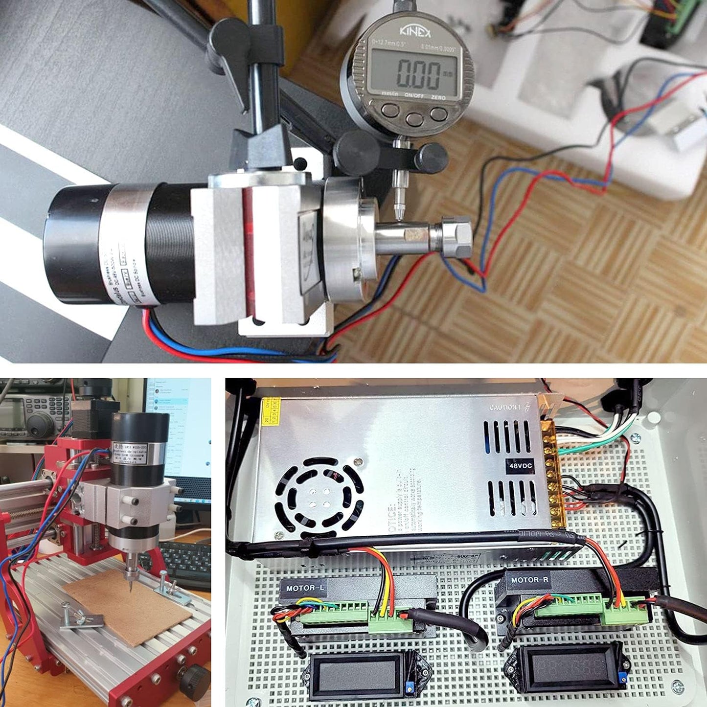 CNC Spindelmotor Kit 600W ER16, ER16 600 W Er16-Kit