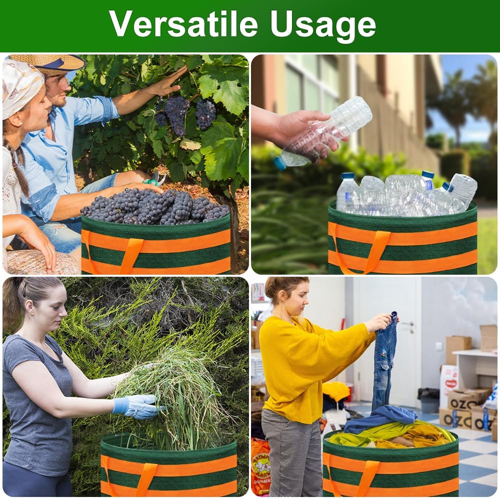 3-teiliges Gartensack-Set, 272L