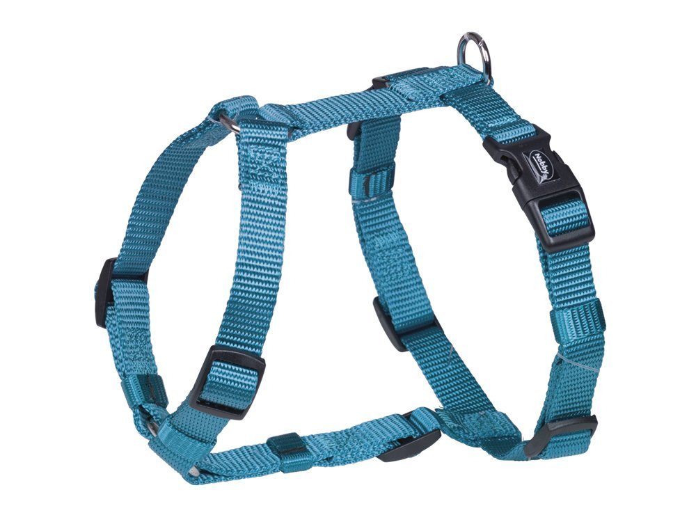 Brustgeschirr Classic, hell blau Länge 70-90 cm; Breite 25 mm