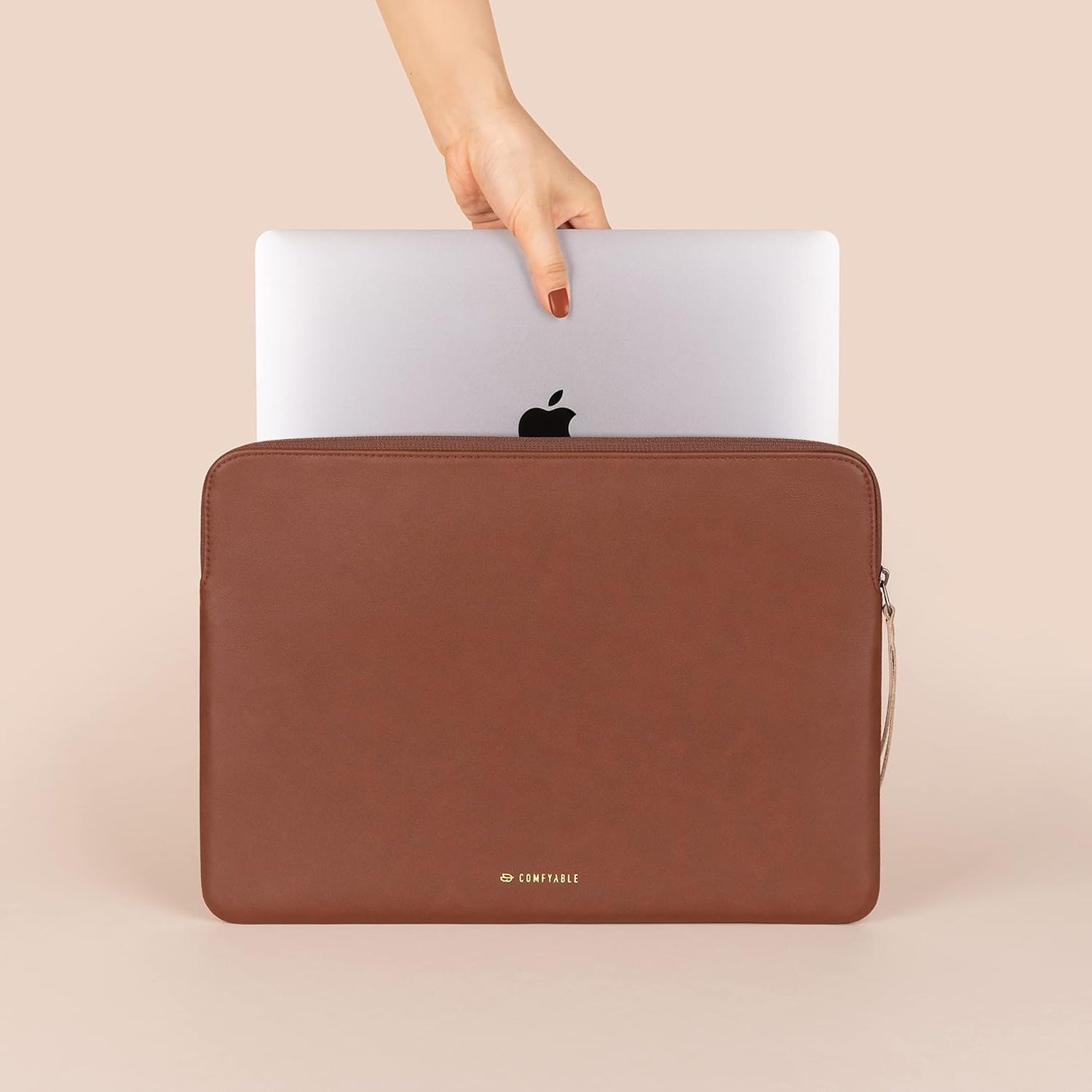 Wasserabweisende Laptophülle, For 15" MBA / 16" MBP M3 M2 M1 / Braun