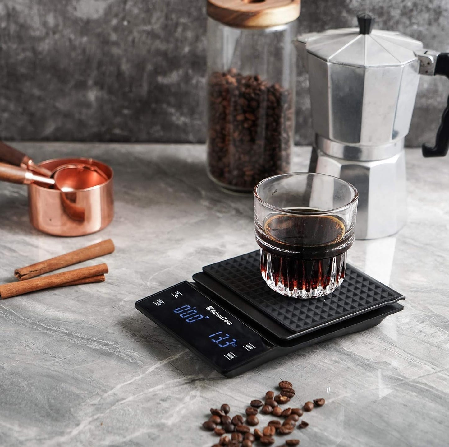 Kaffeewaage mit Timer, Basic