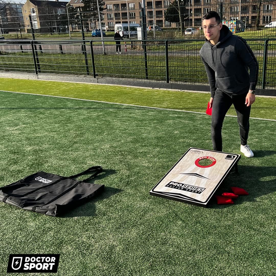 Cornhole-Set (1 Brett, 8 Bean Bags), 1 Brett - 8 Bean Bags