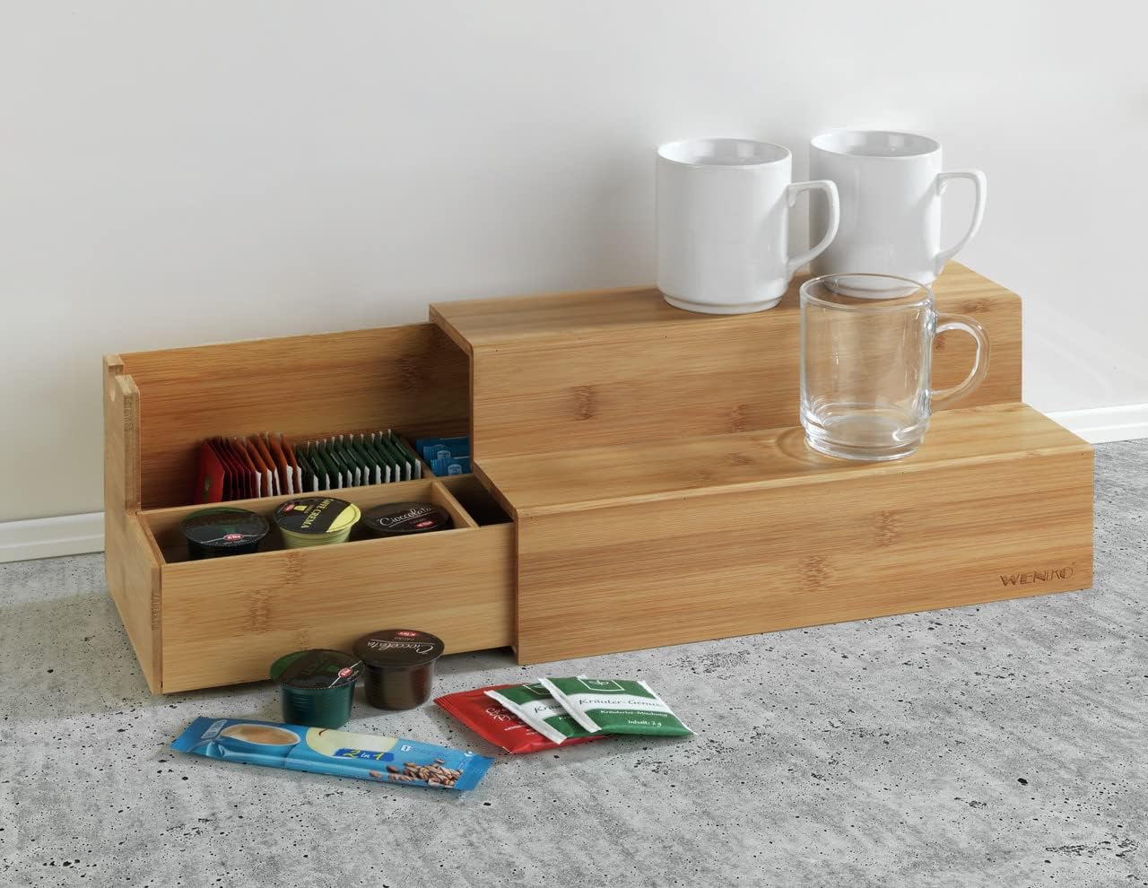 Organizer für Kaffee und Tee