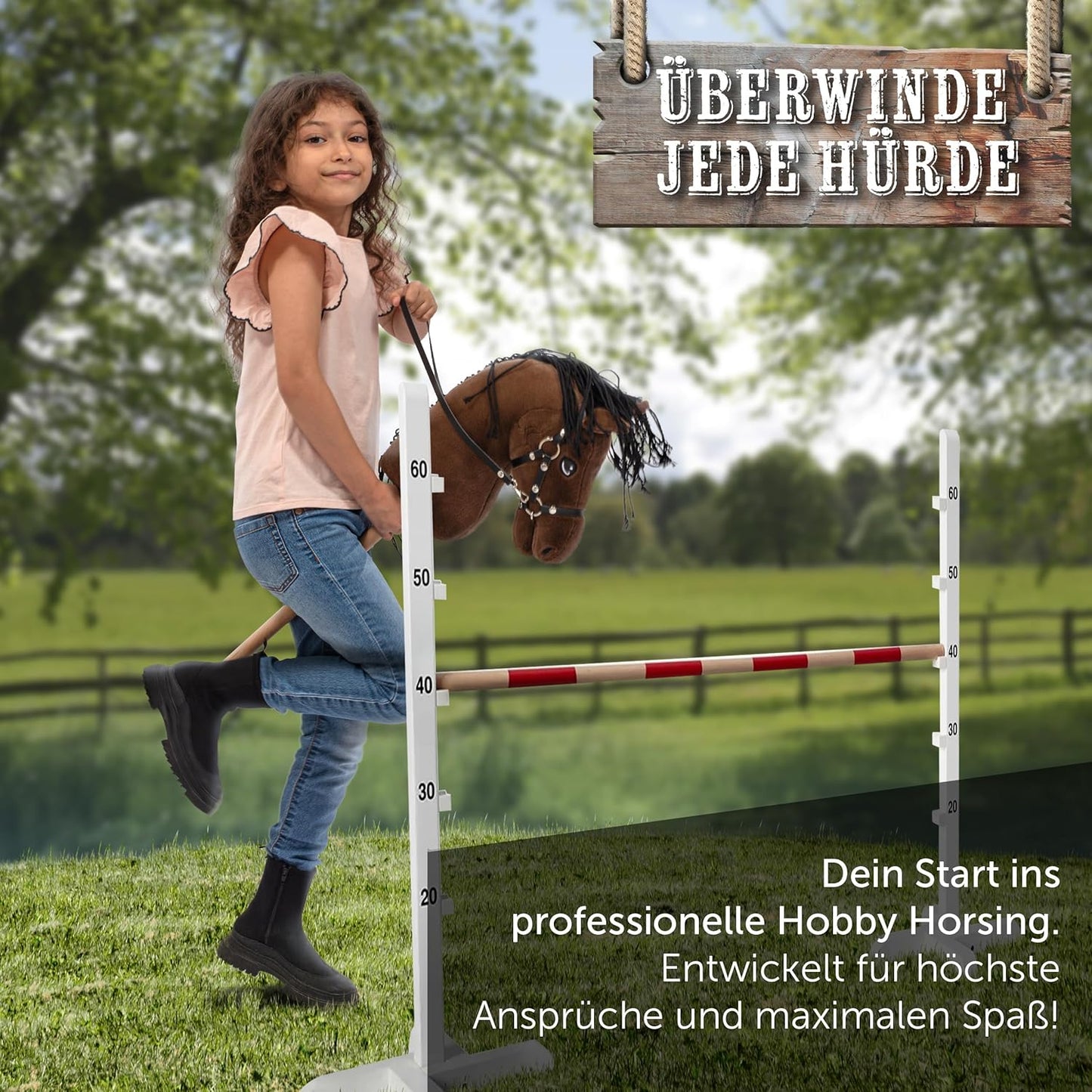 Hobby Horse Blaze mit Halfter und Trense, Blaze Small