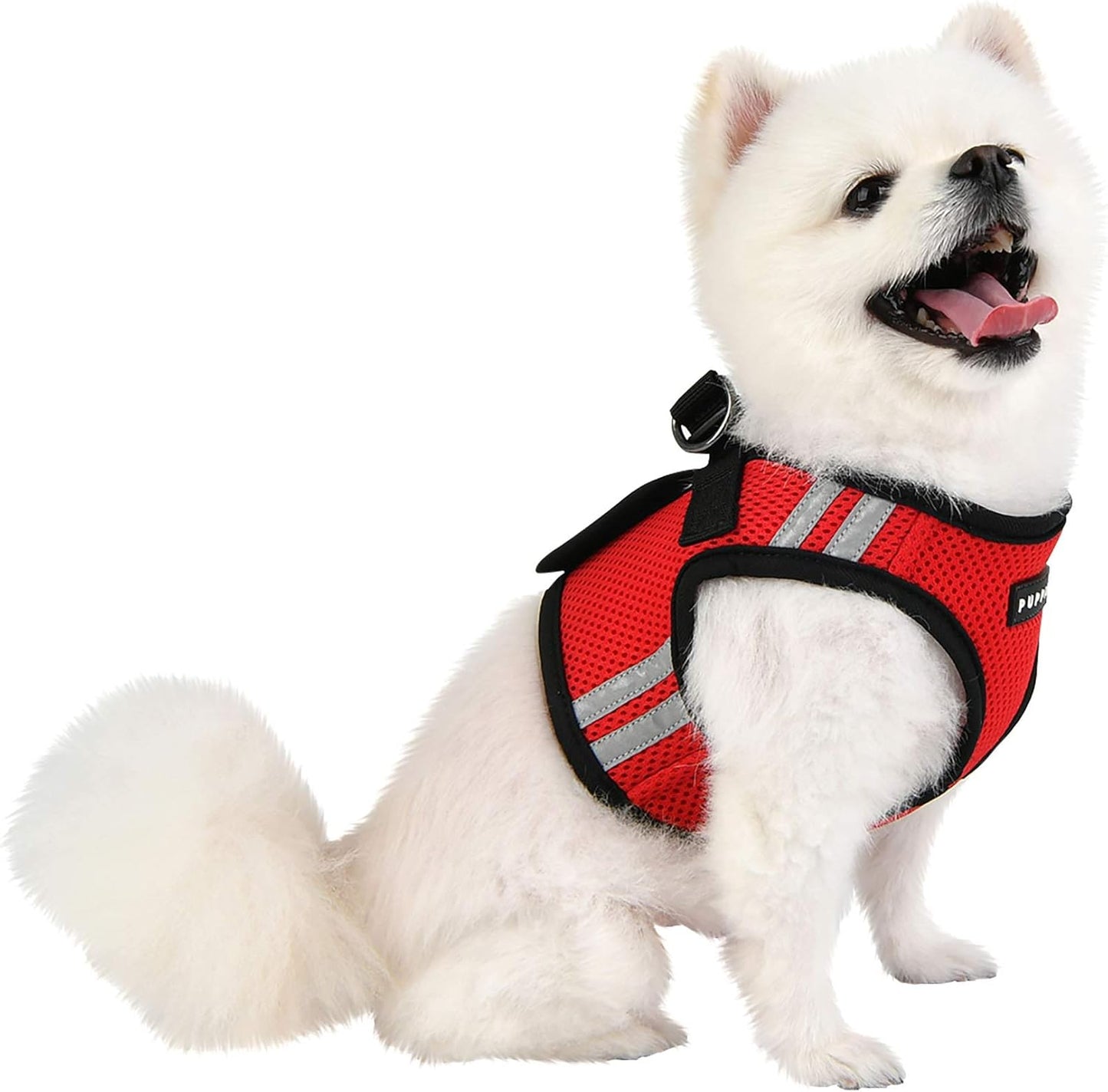 Soft Vest Harness PRO Brustgeschirr, Rot Large