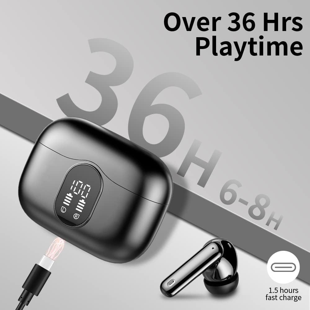 In-Ear Kopfhörer mit ENC, Schwarz
