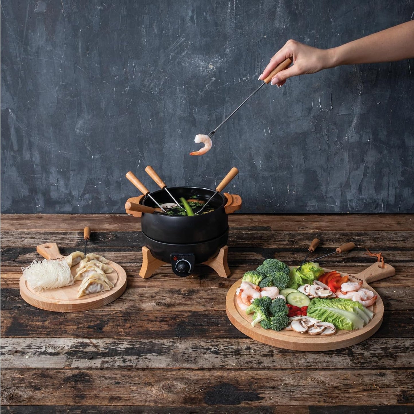 Fondueset mit Temperaturregler, Party