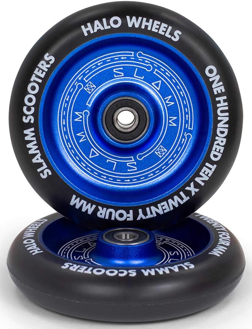 Halo Deep Dish Scooter Rollen, 110 mm Blau (blau)