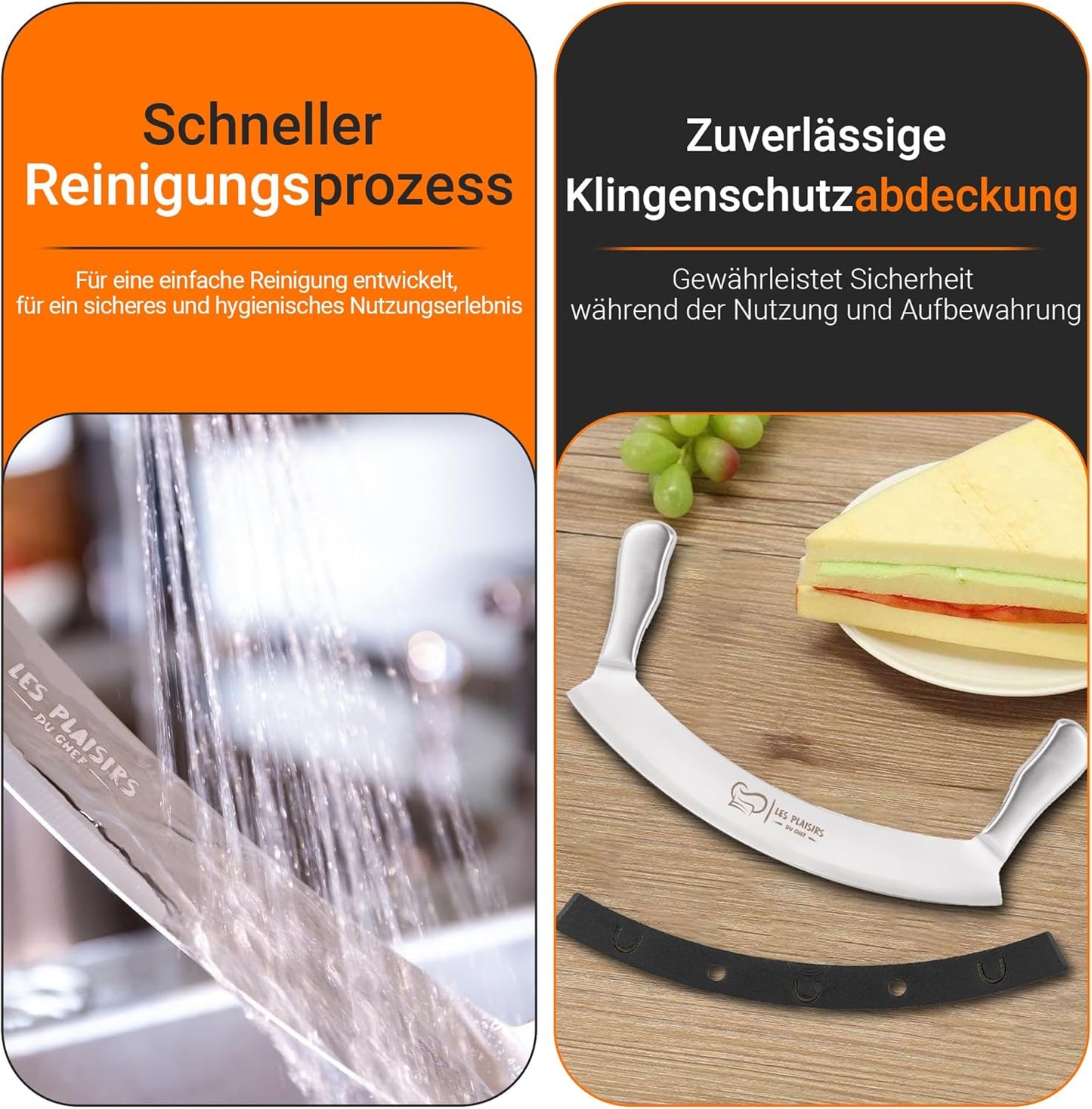 Pizzaschneider, Silber Large