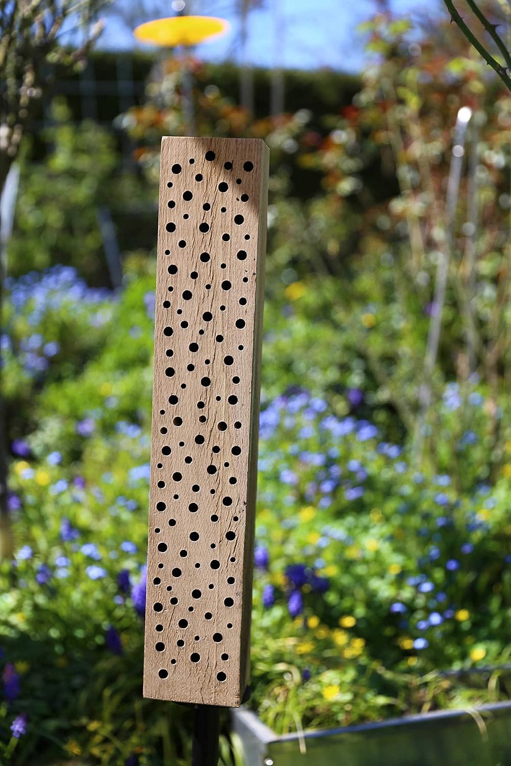 Insektenhotel aus Eiche (50 cm, unbehandelt), Natur unbehandelt 50 cm