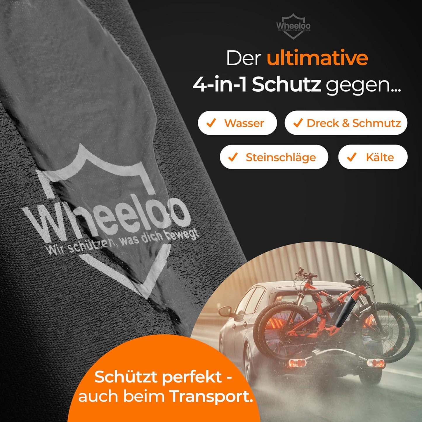 E-Bike Akku Schutzhülle, Standard with Bottle Holder Opening