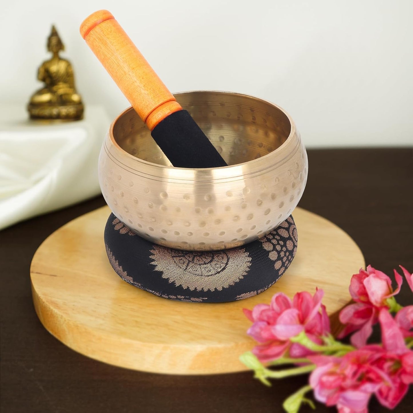 Klangschalen-Set für Meditation und Yoga, Single