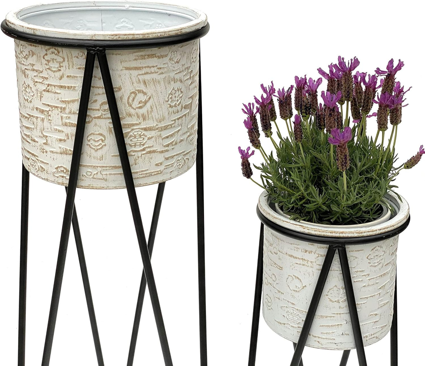 2-teiliges Blumenhocker-Set mit Topf 96043