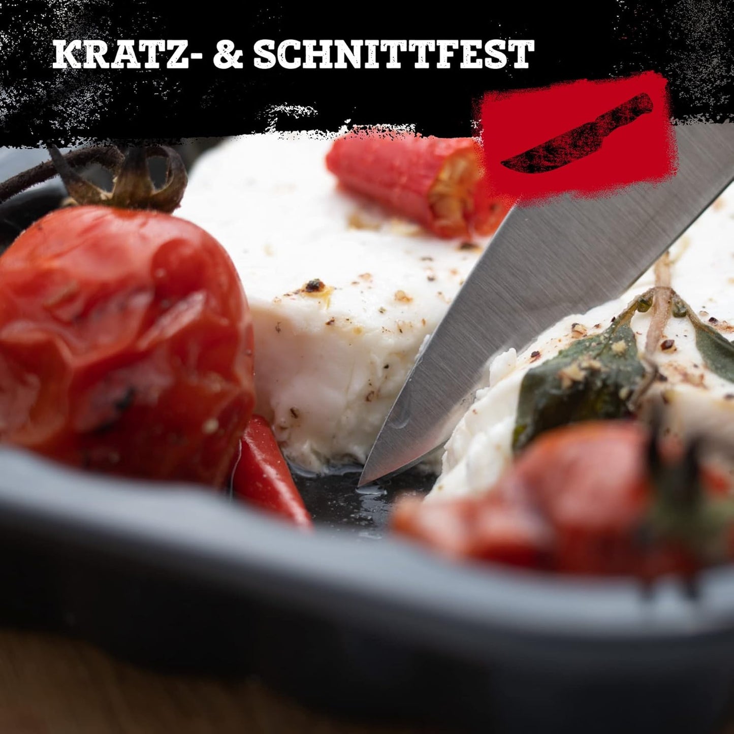 Grillschale aus Edelstahl, A: Einzel