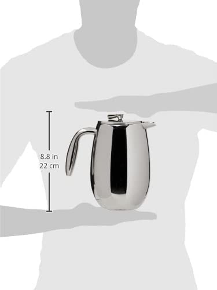 Doppelwandige French Press, Shiny 1.0 L (34 oz) Single
