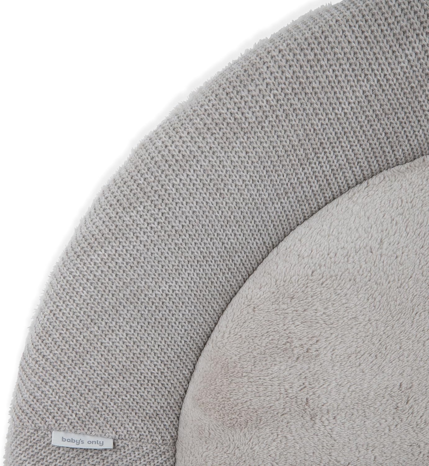 Runde Laufgittereinlage für Babys, Dusty Grey Ø90 cm