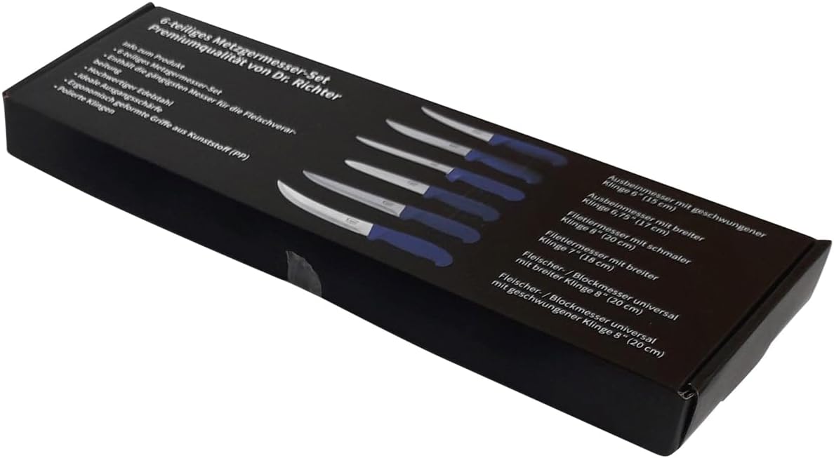 6-teiliges Metzgermesser Set