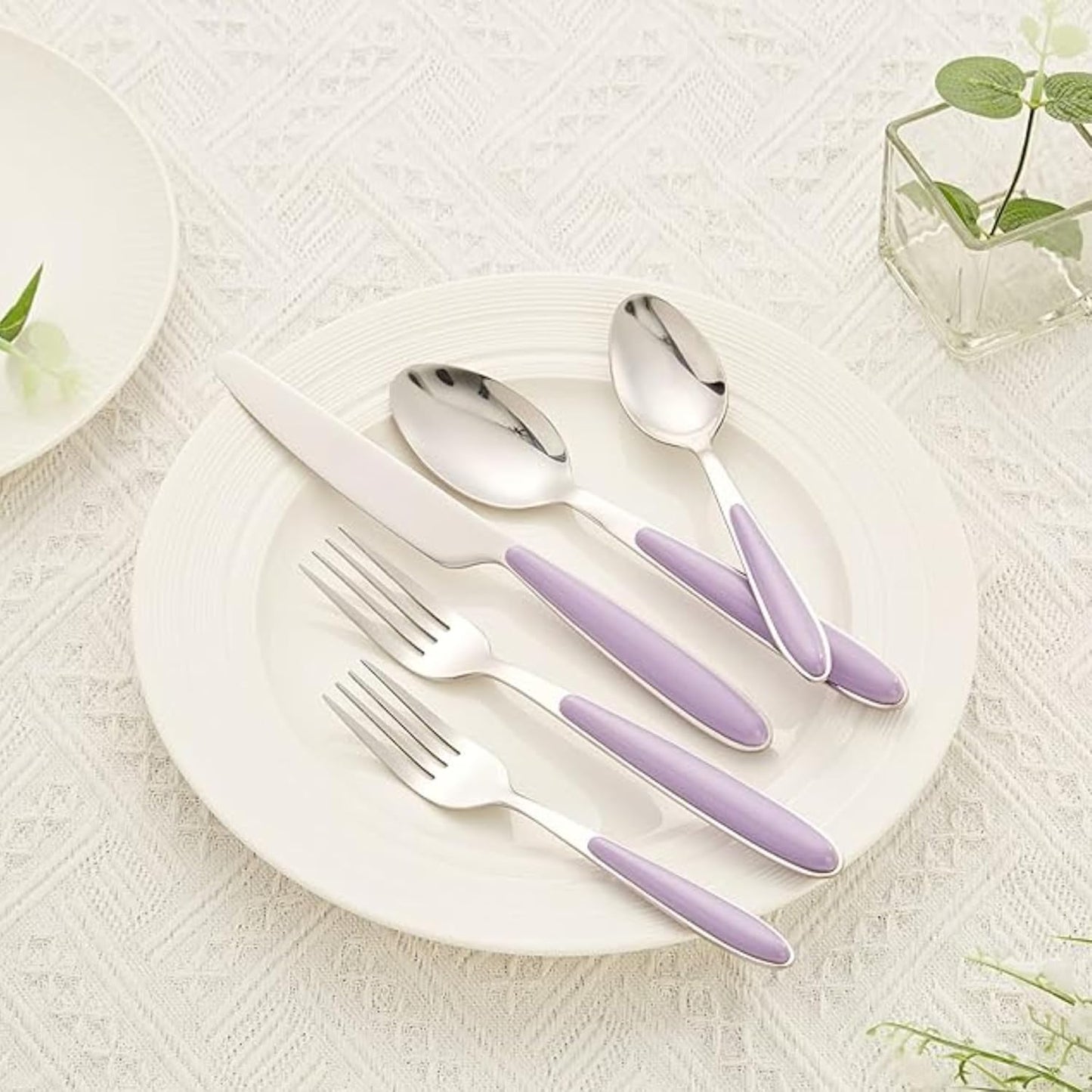 Besteck Set EX07, Flieder