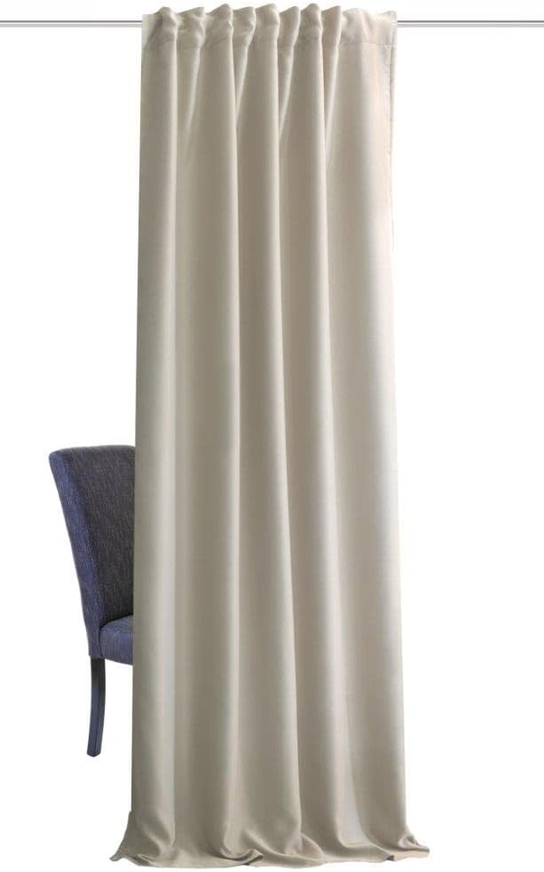 Akustikvorhang ACUSTICO, H160 x B135 cm (1er Pack) Natur