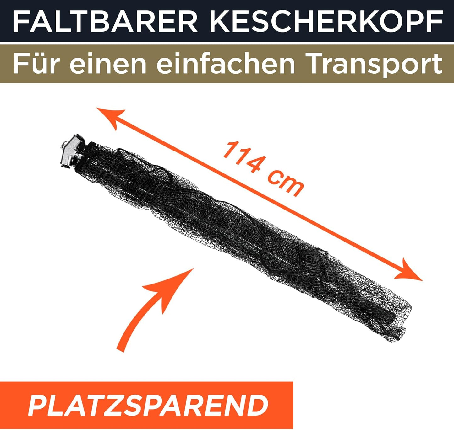 Kescher mit Hammerkopf, 270.0 Zentimeter