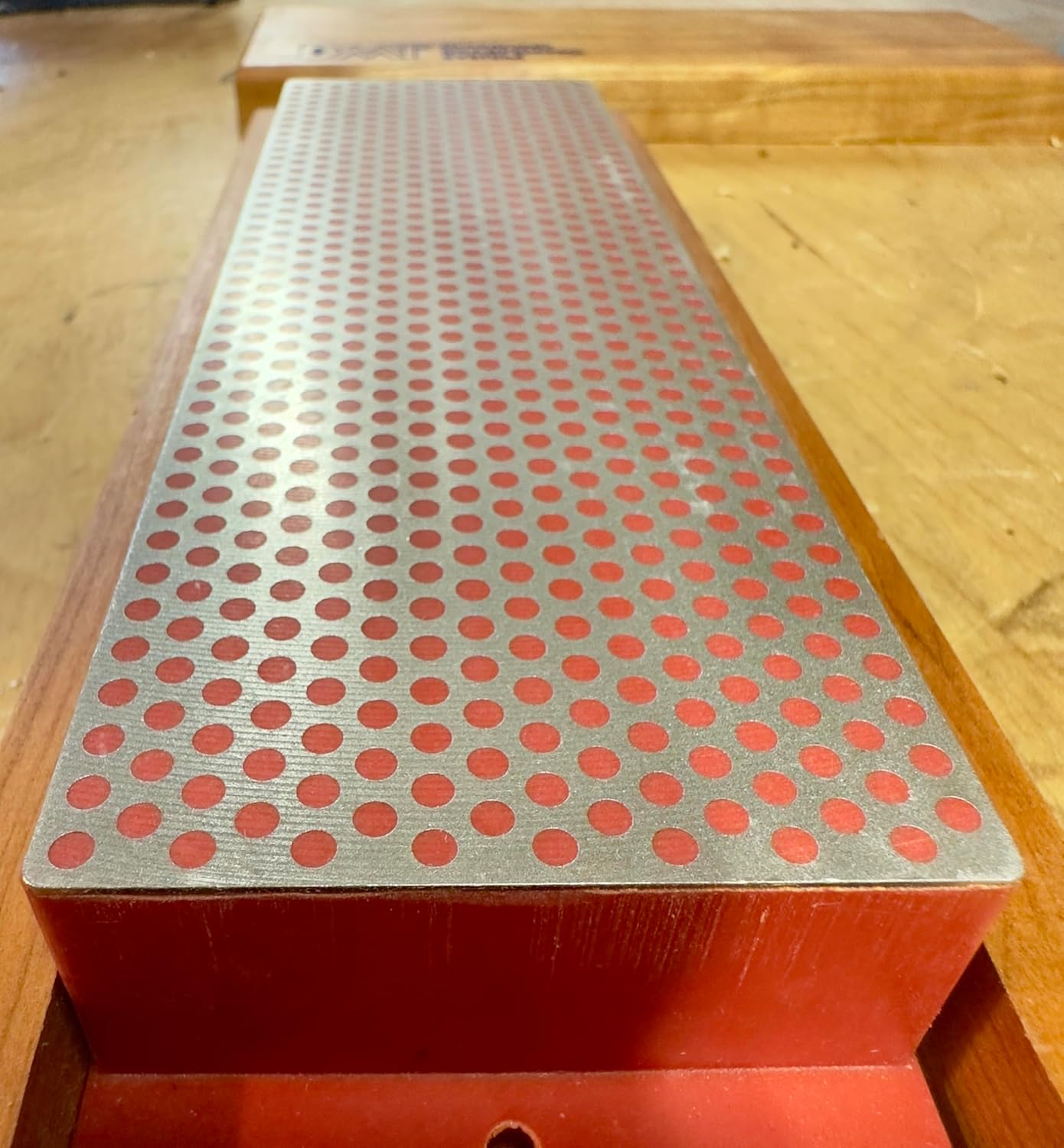 Diamant Whetstone Schleifstein in Holzbox, Fein