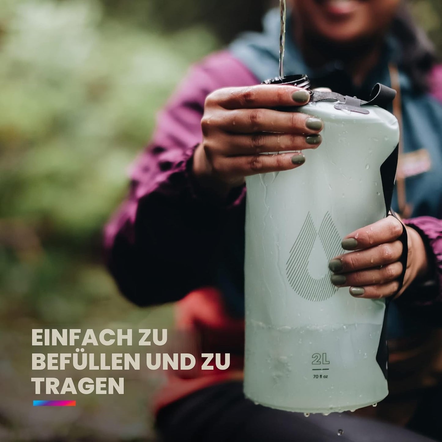 Faltbarer Wasserspeicher Seeker, Sutro Green 2L