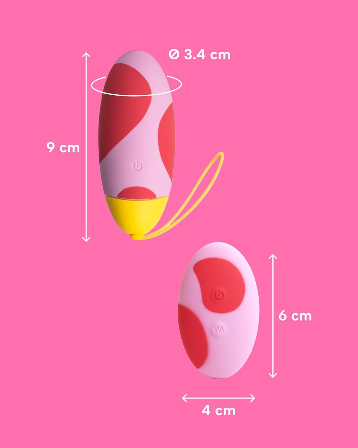 Ei Vibrator mit Fernbedienung für Paare