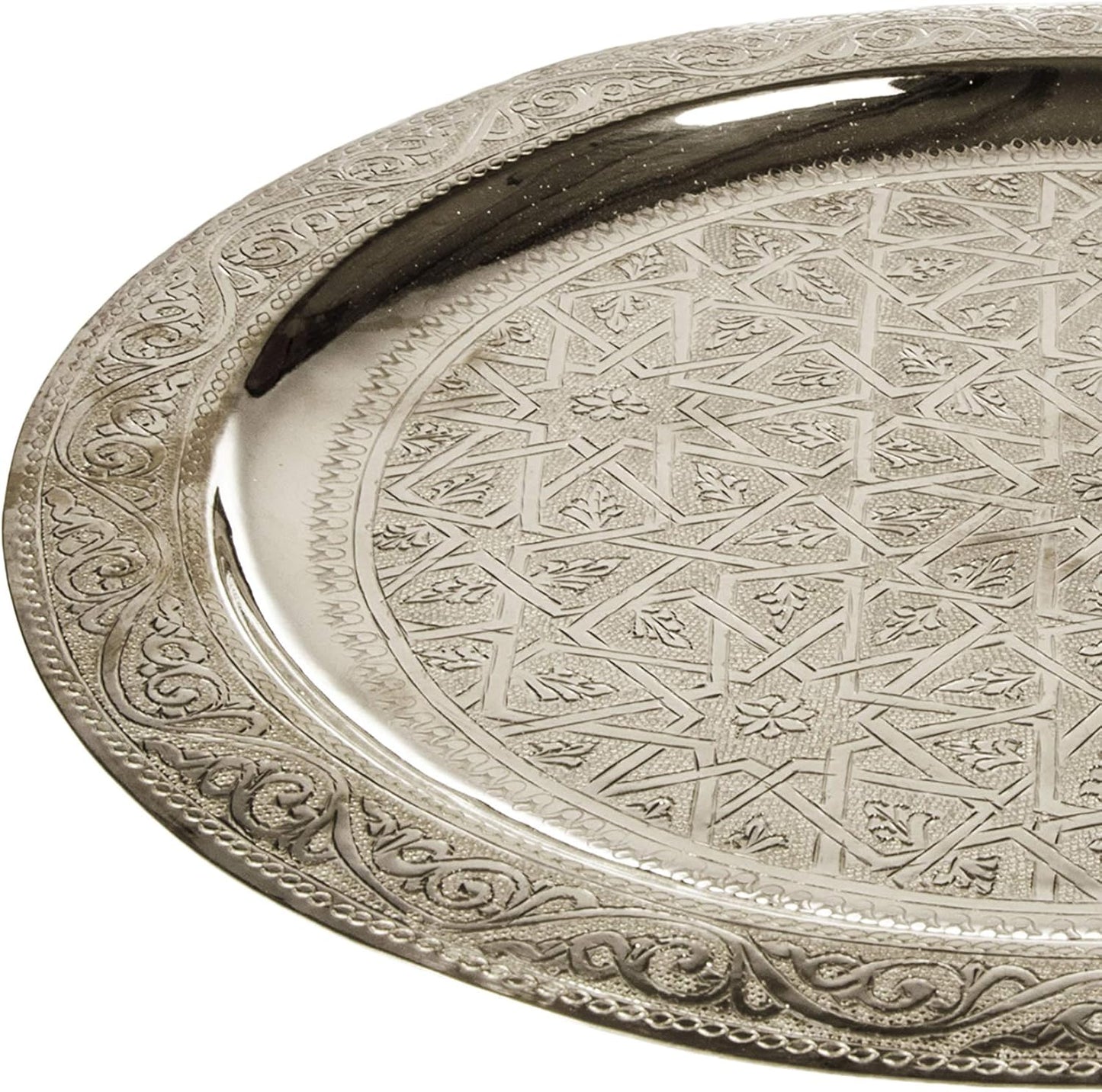 Rundes Orientalisches Tablett