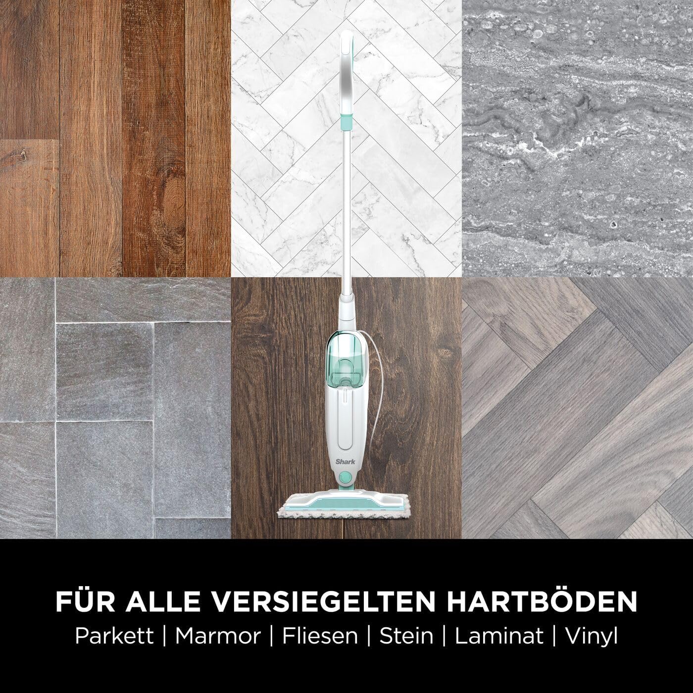 Dampfreiniger S1000EU für Hartböden mit Reinigungspads, Steam Mop