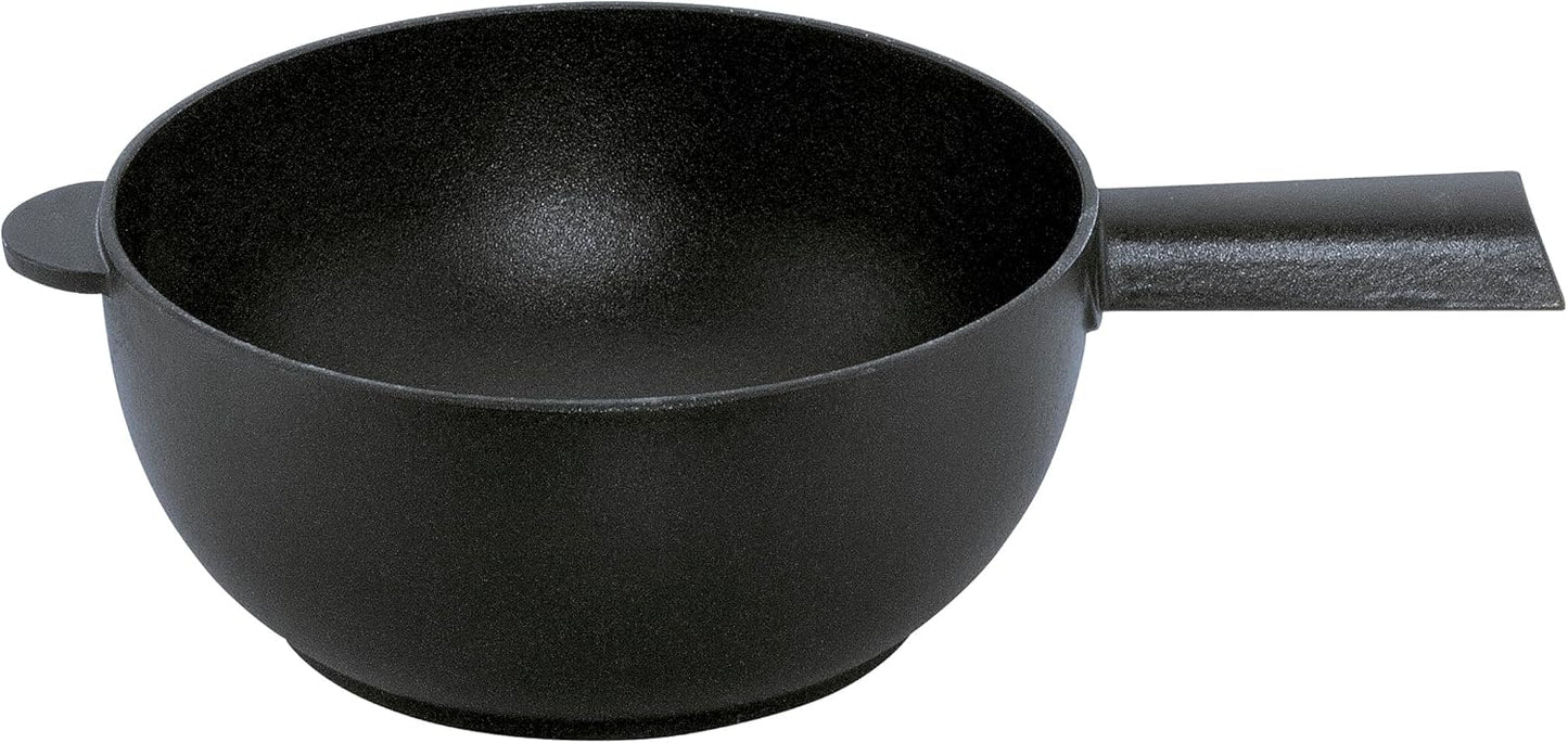 Caquelon Saas-Fee Gusseisen schwarz matt 2.0 l ø 20 cm
